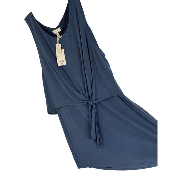 Lucky Brand XL Navy Tie Dress Sandwash NWT - Picture 4 of 11